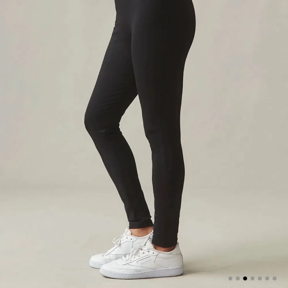 American Giant Black Ponte Pants